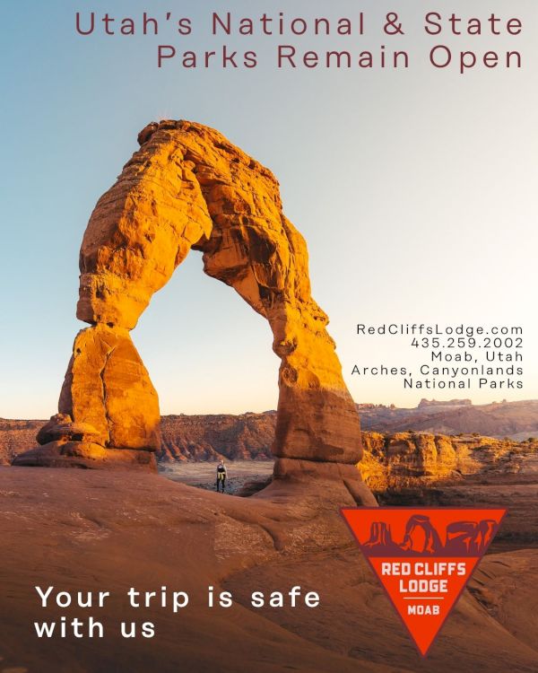 Utah's National and State Parks Remain Open